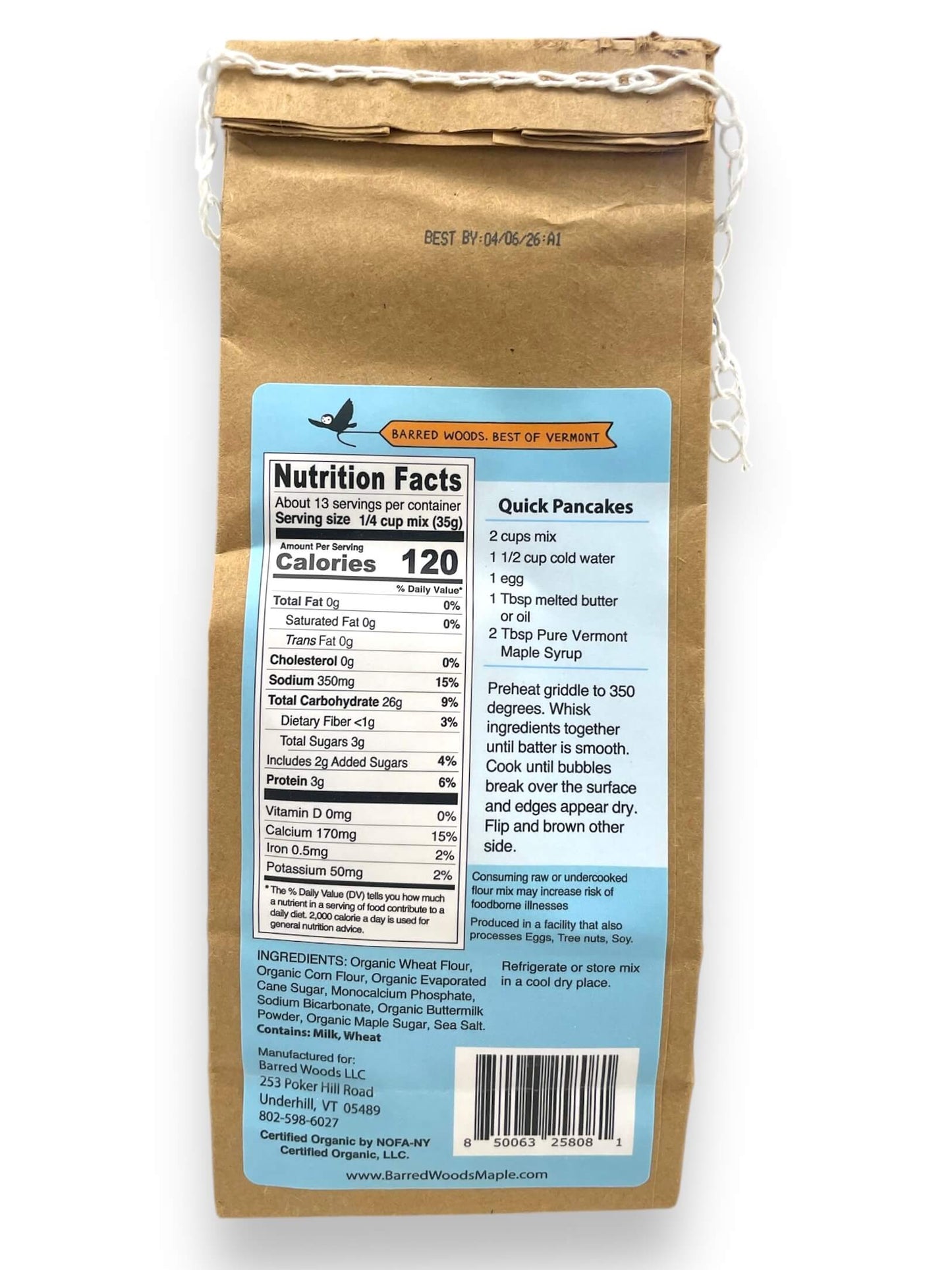 best tasting maple syrup and pancakes combinations. Similar to Lowell Mountain ills pancake mix