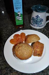 Banana Maple Syrup Muffins - Barred Woods Maple