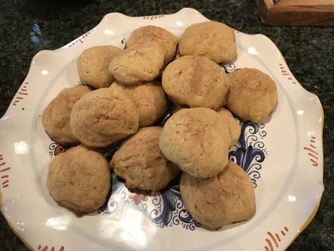 Maple Snickerdoodles made with Barred Woods Maple Sugar