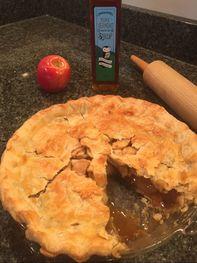 Maple Apple Pie made with Vermont Pure Maple Syrup