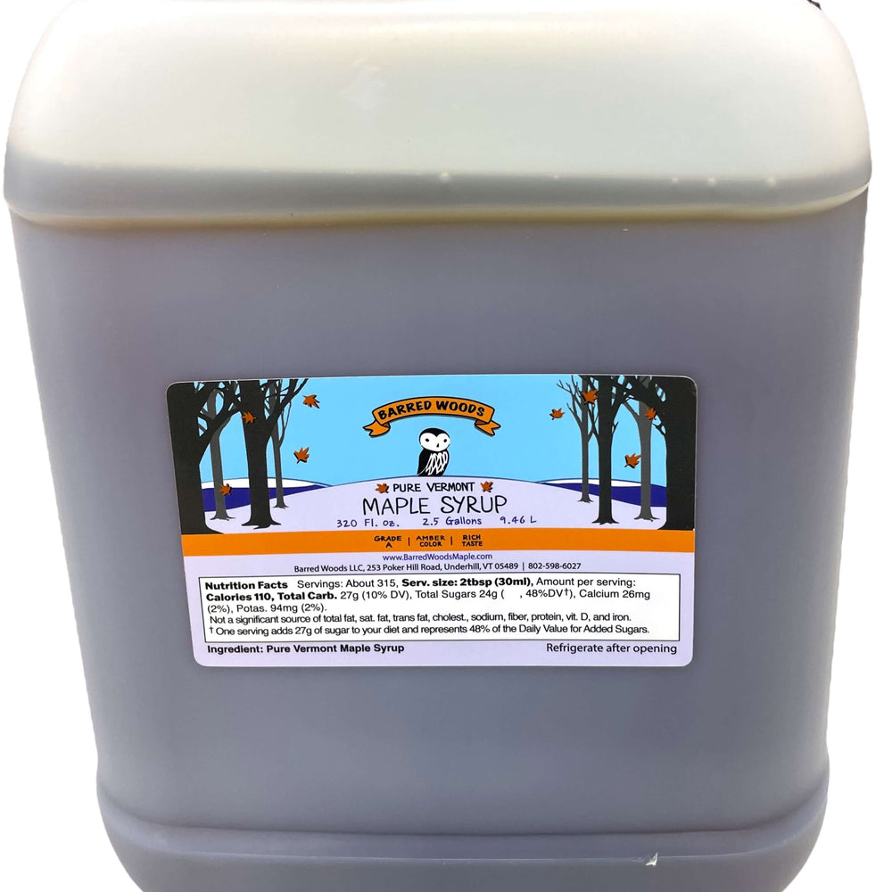 
                  
                    wholesale maple syrup.  2.5 Galloin Container of bulk maple syrup
                  
                