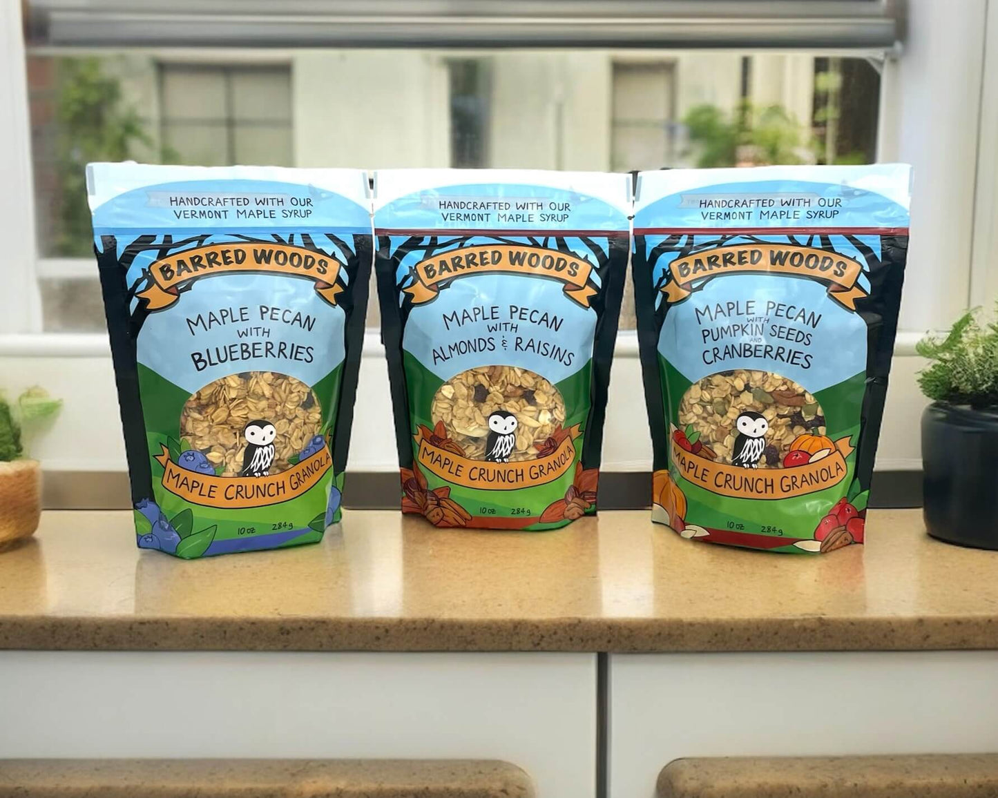 granola gift box. perfect granola sampler box