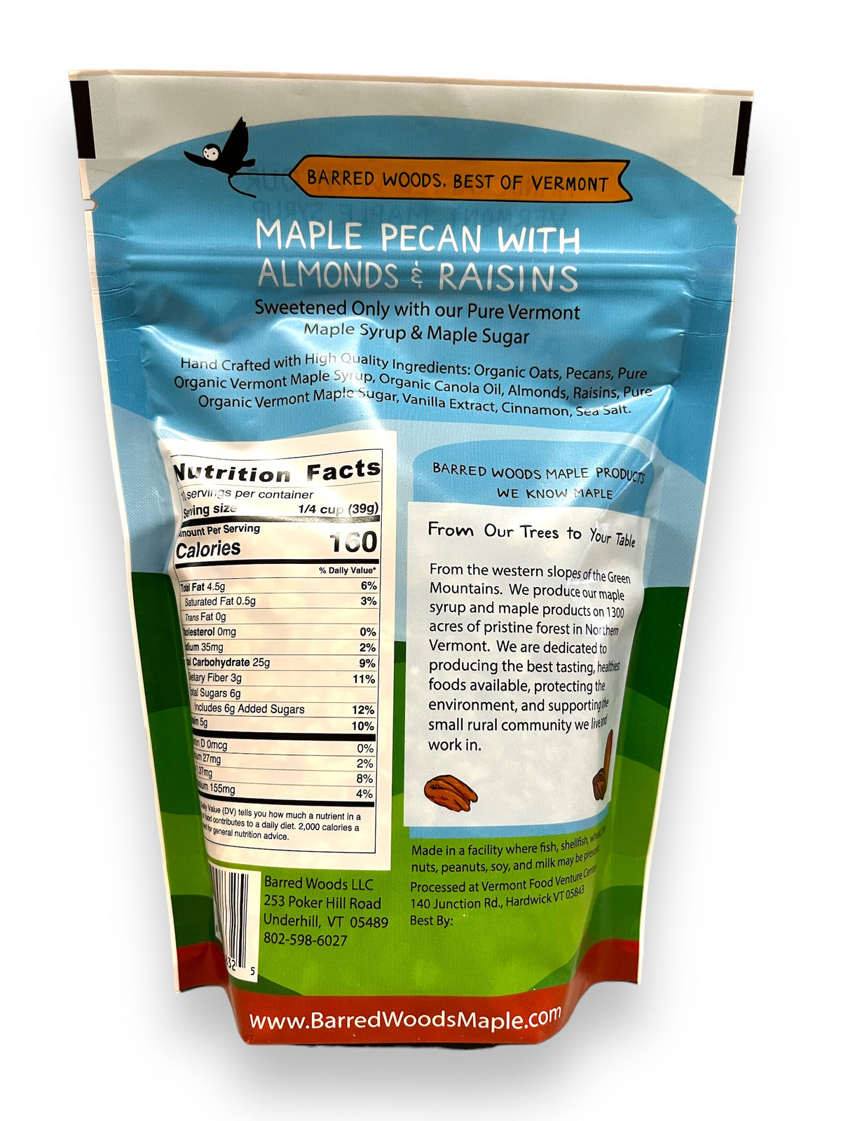 vermont maple granola