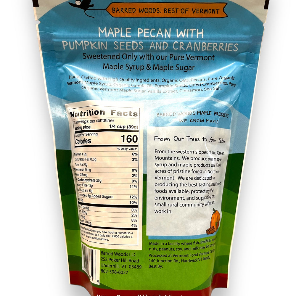 
                  
                    Granulated maple sugar used in our granola.
                  
                