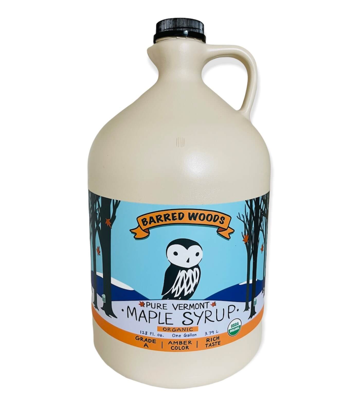 5 Gallon Bulk Container of Grade A Pure Vermont Wholesale Maple Syrup –  Barred Woods Maple