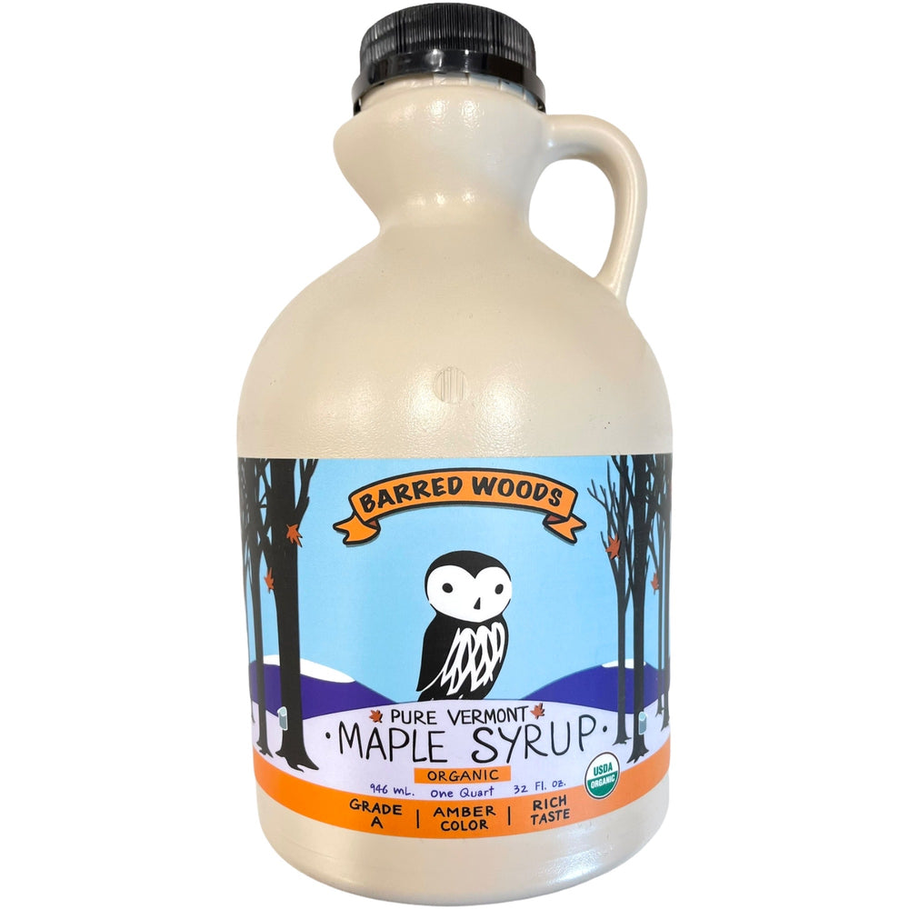 
                  
                    100% Pure Organic Vermont Maple Syrup
                  
                