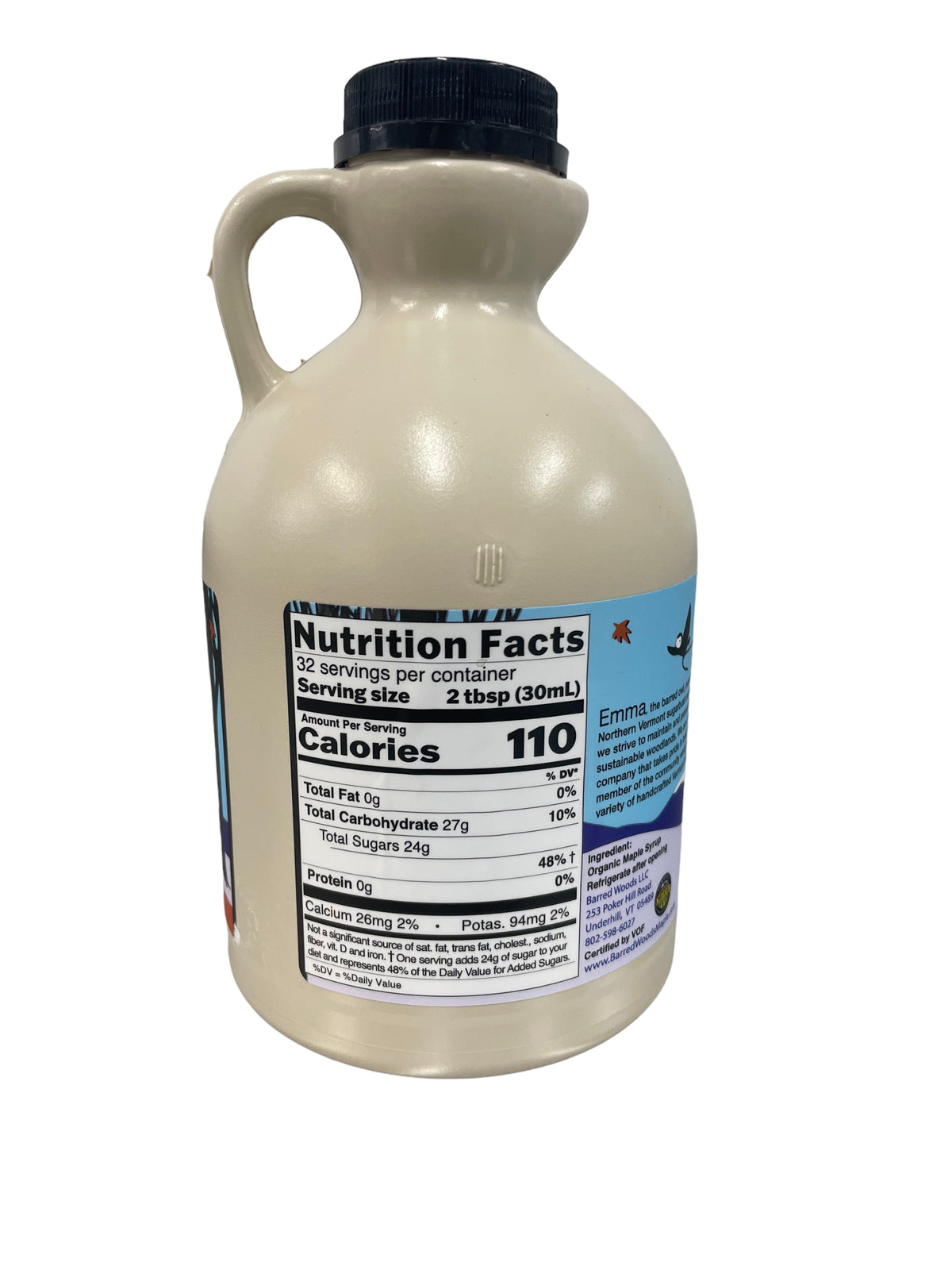 Case of Organic Maple Syrup.