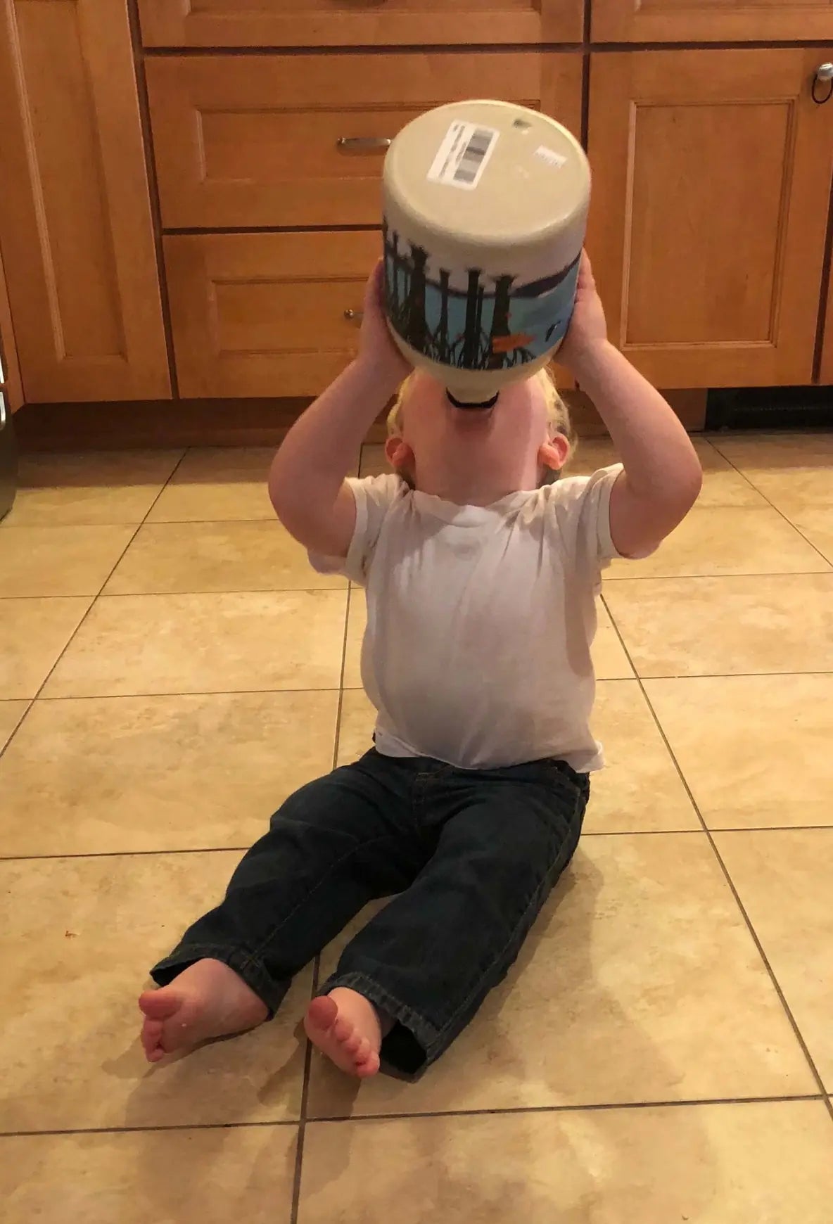 A gallon of maple syrup