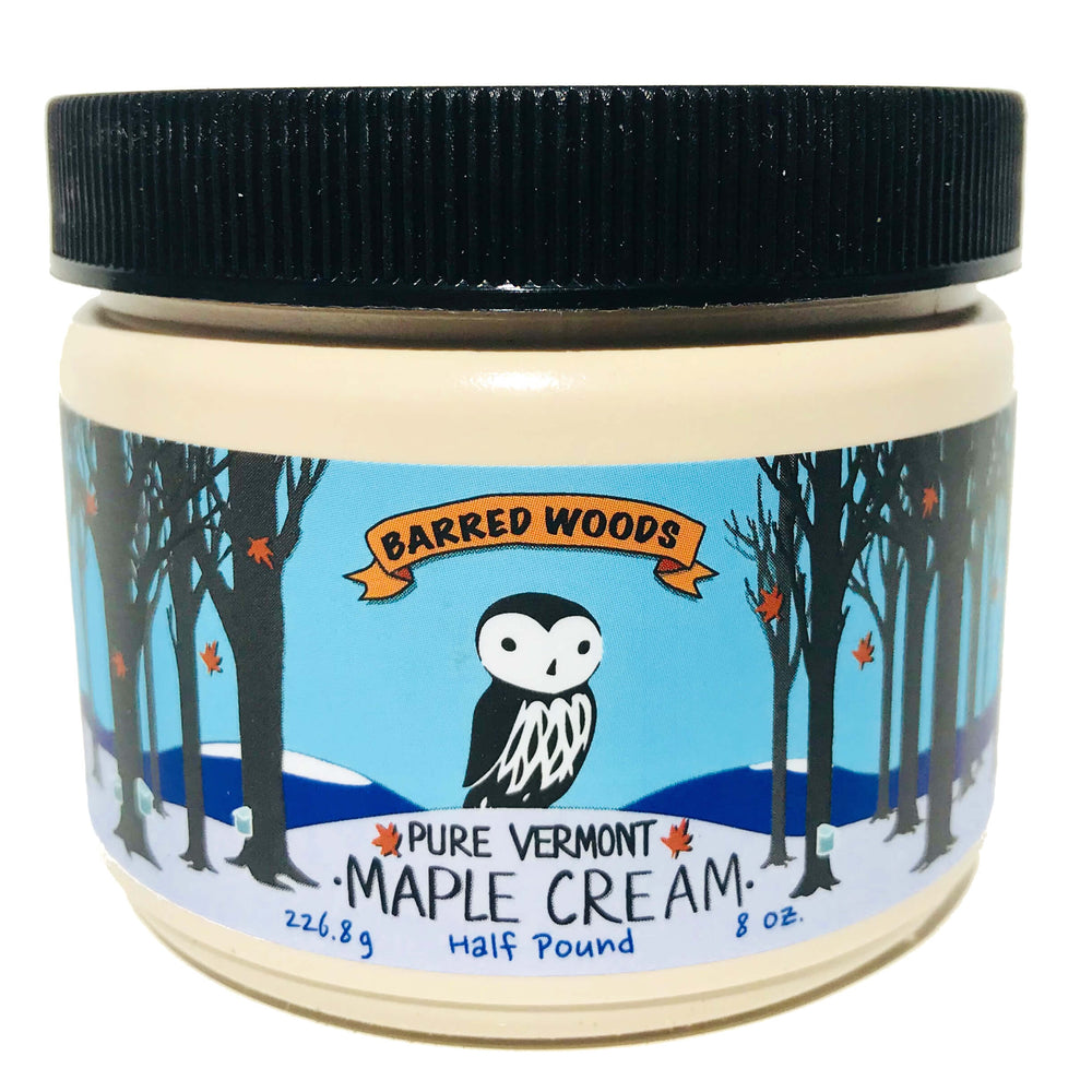 
                  
                    Jar of Barred Woods Pure Vermont Maple Butter. 
                  
                