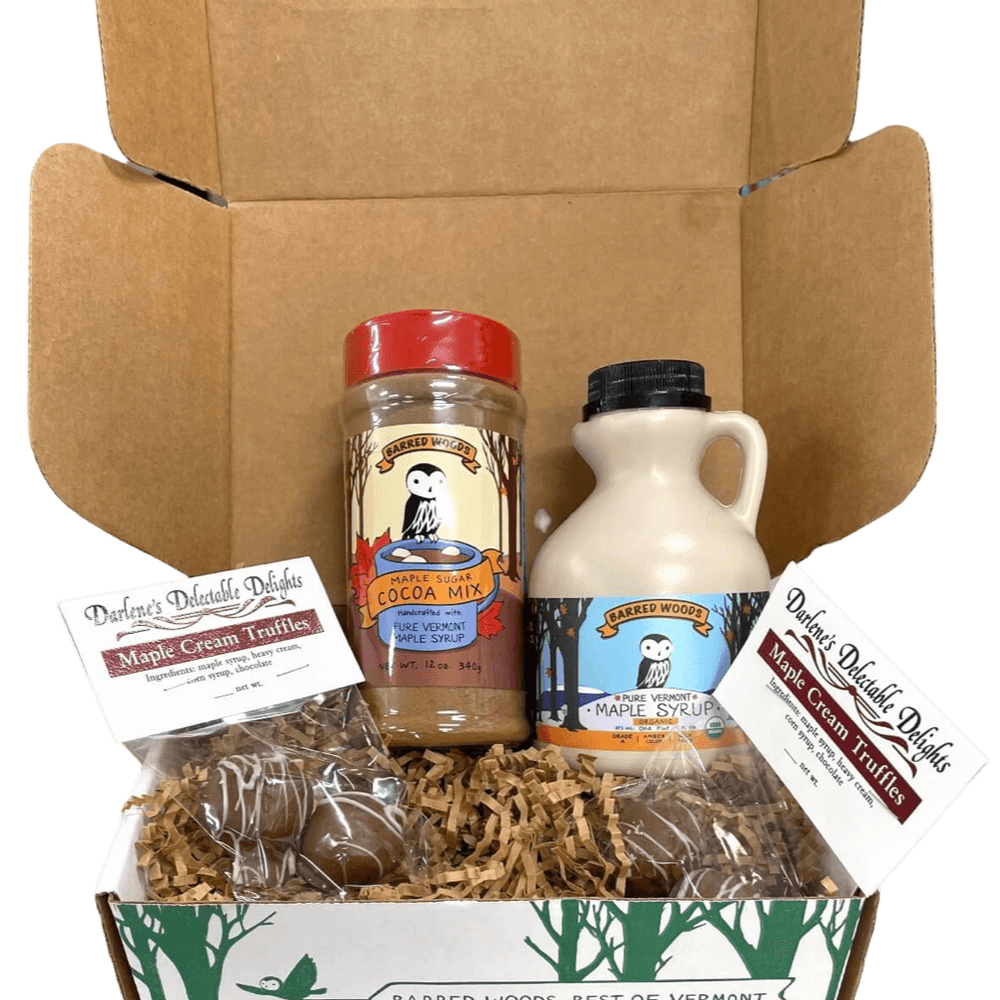 mini-marshmallows from the Vermont Marshmallow Company.  This makes a wonderful gift paired with our maple sugar cocoa mix 