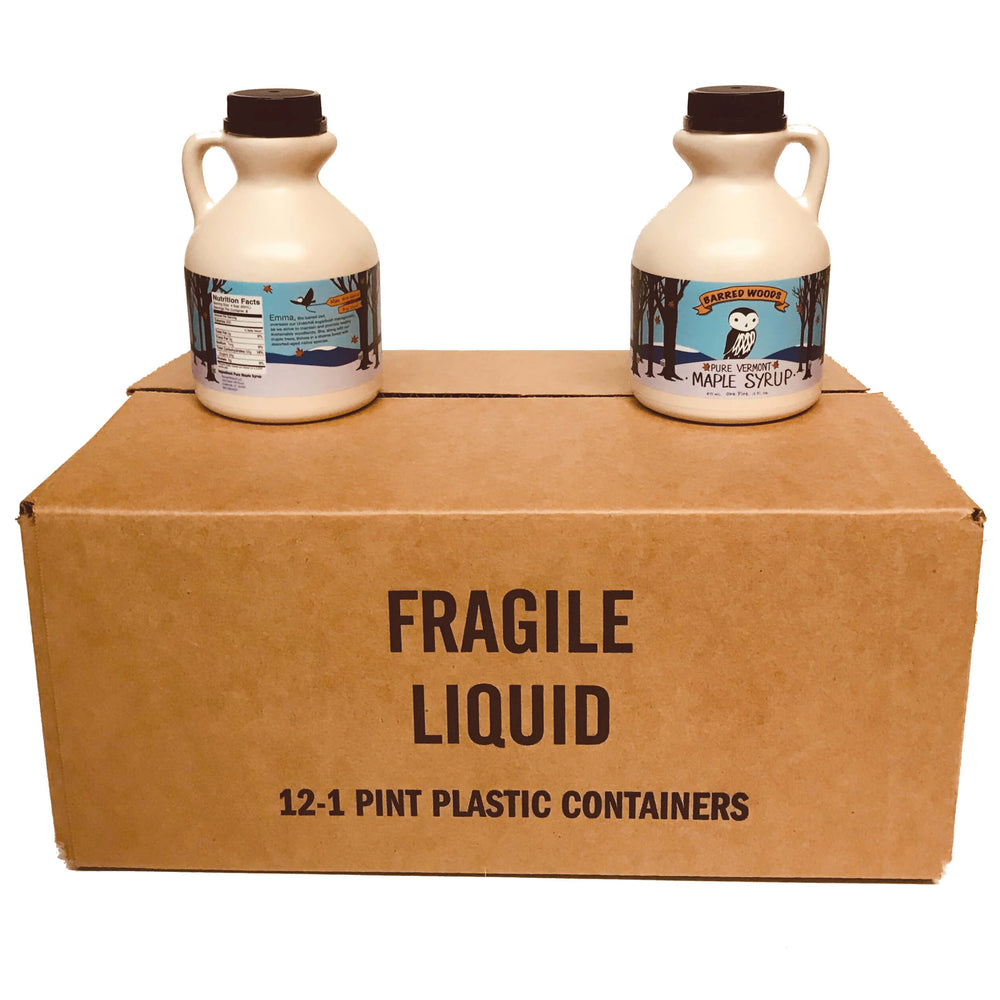 case lots of maple syrup