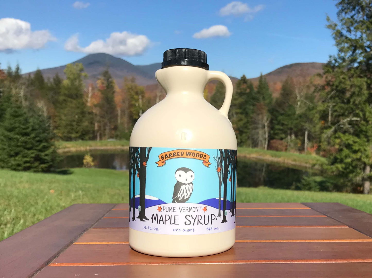 Quart Jug Maple Syrup.  We sell only Pure Maple Syrup which is all natural.