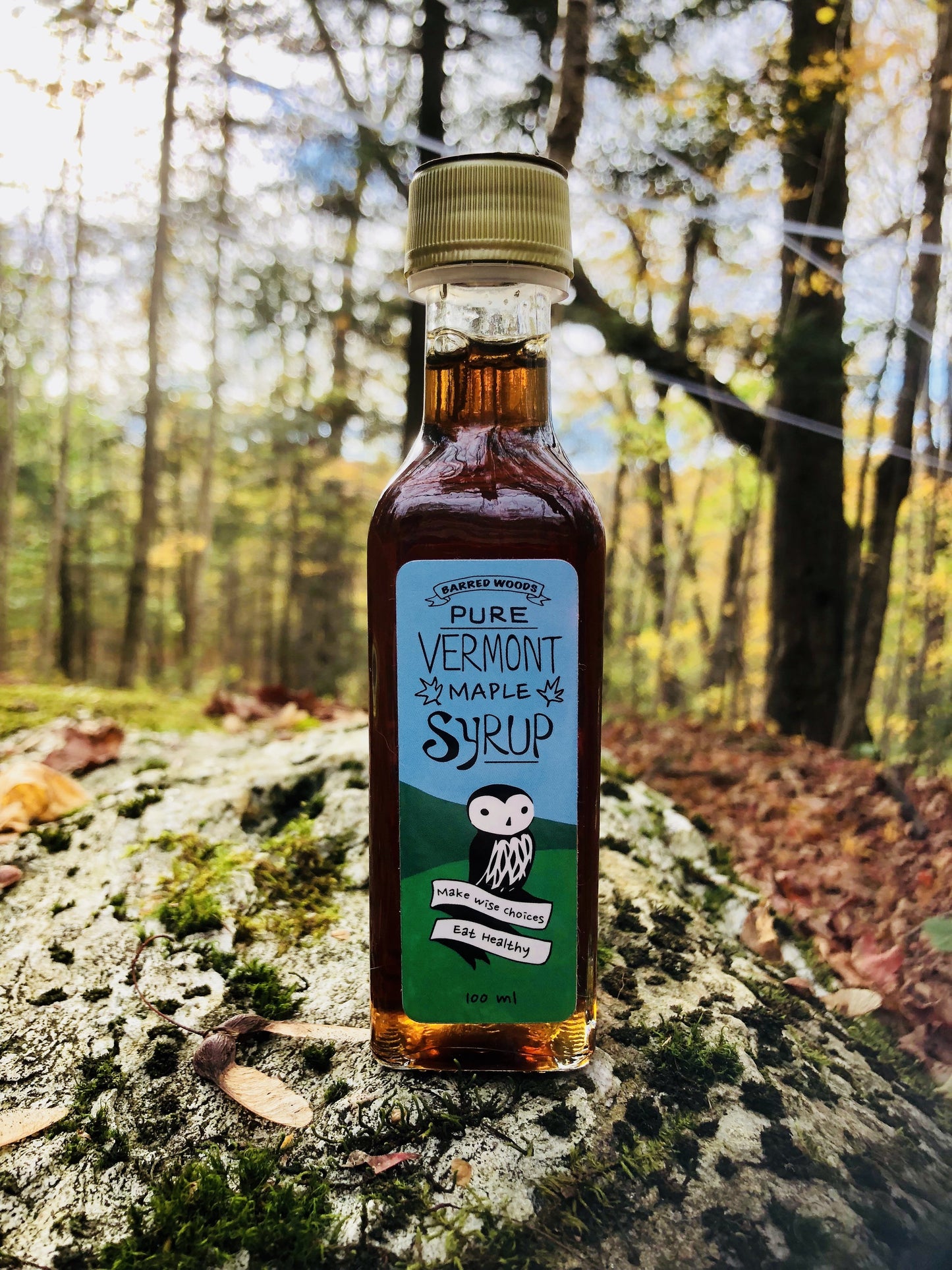 
                  
                    Maple Syrup - 100 ml bottle - Barred Woods Maple
                  
                