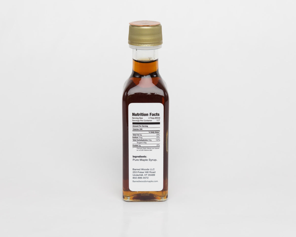 Maple Syrup - 100 ml bottle - Barred Woods Maple