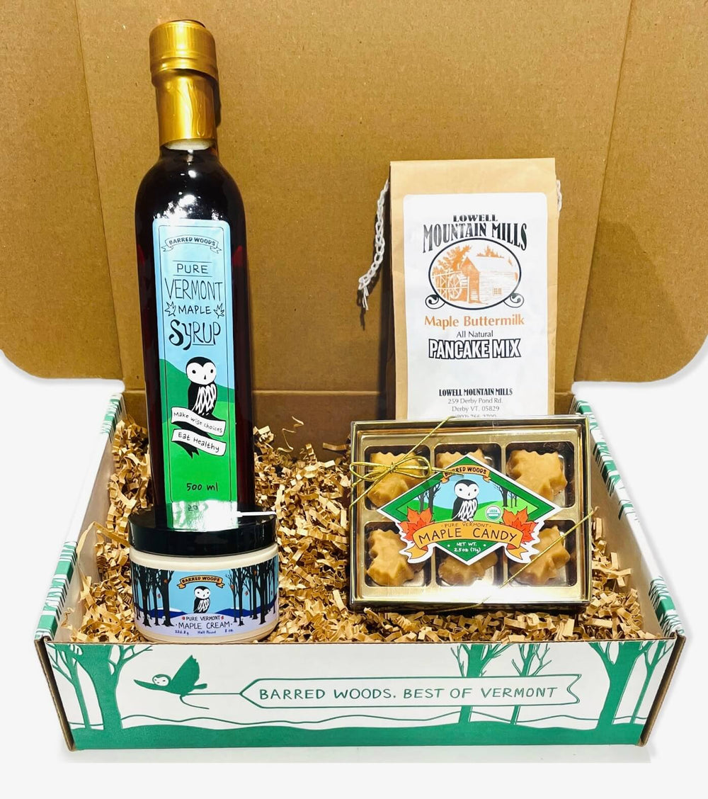 Vermont Gift Box with maple syrup