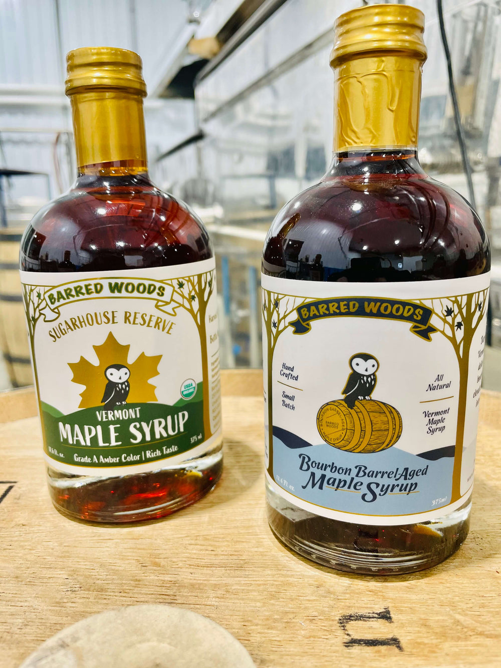 gift bottles of maple syrup