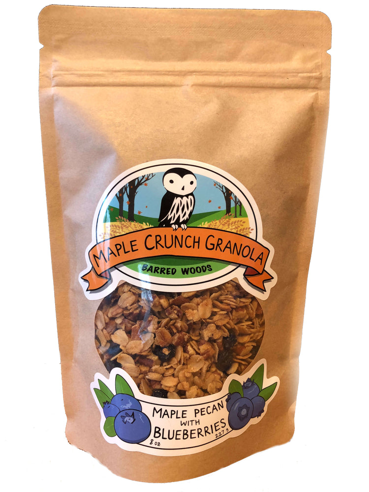 
                  
                    maple granola made with pure vermont maple syrup
                  
                