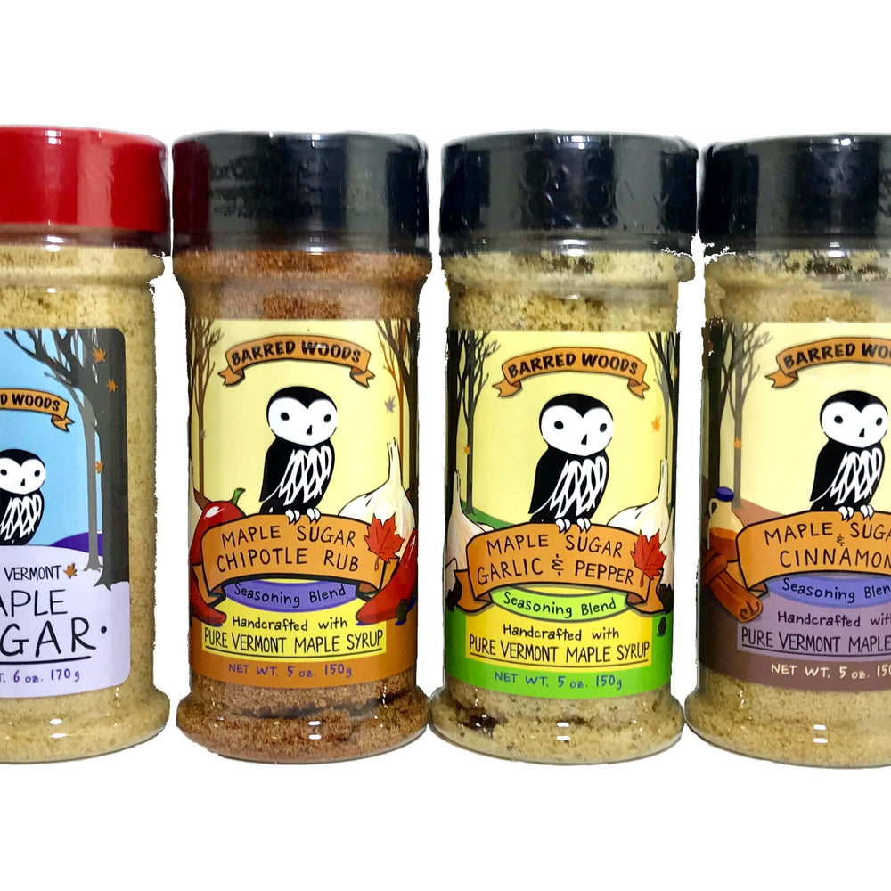 Maple Seasonings made from  pure maple sugar