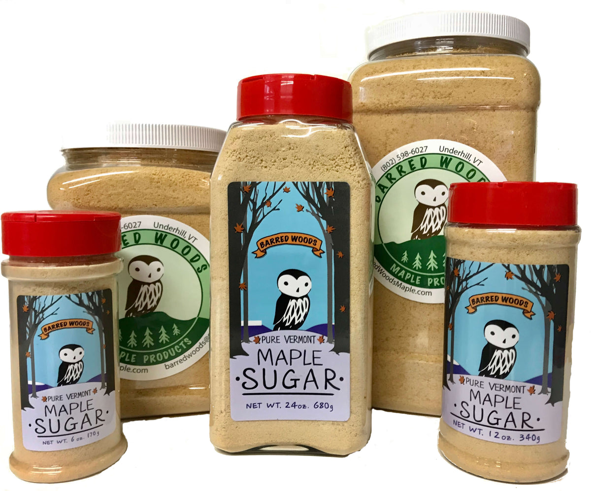 Vermont Organic Maple Sugar - All Natural and Delicious – Barred Woods ...