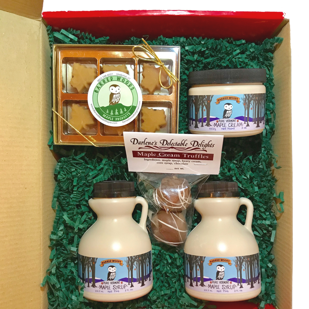 Vermont Maple Sweet Treats Gift Box - Barred Woods Maple