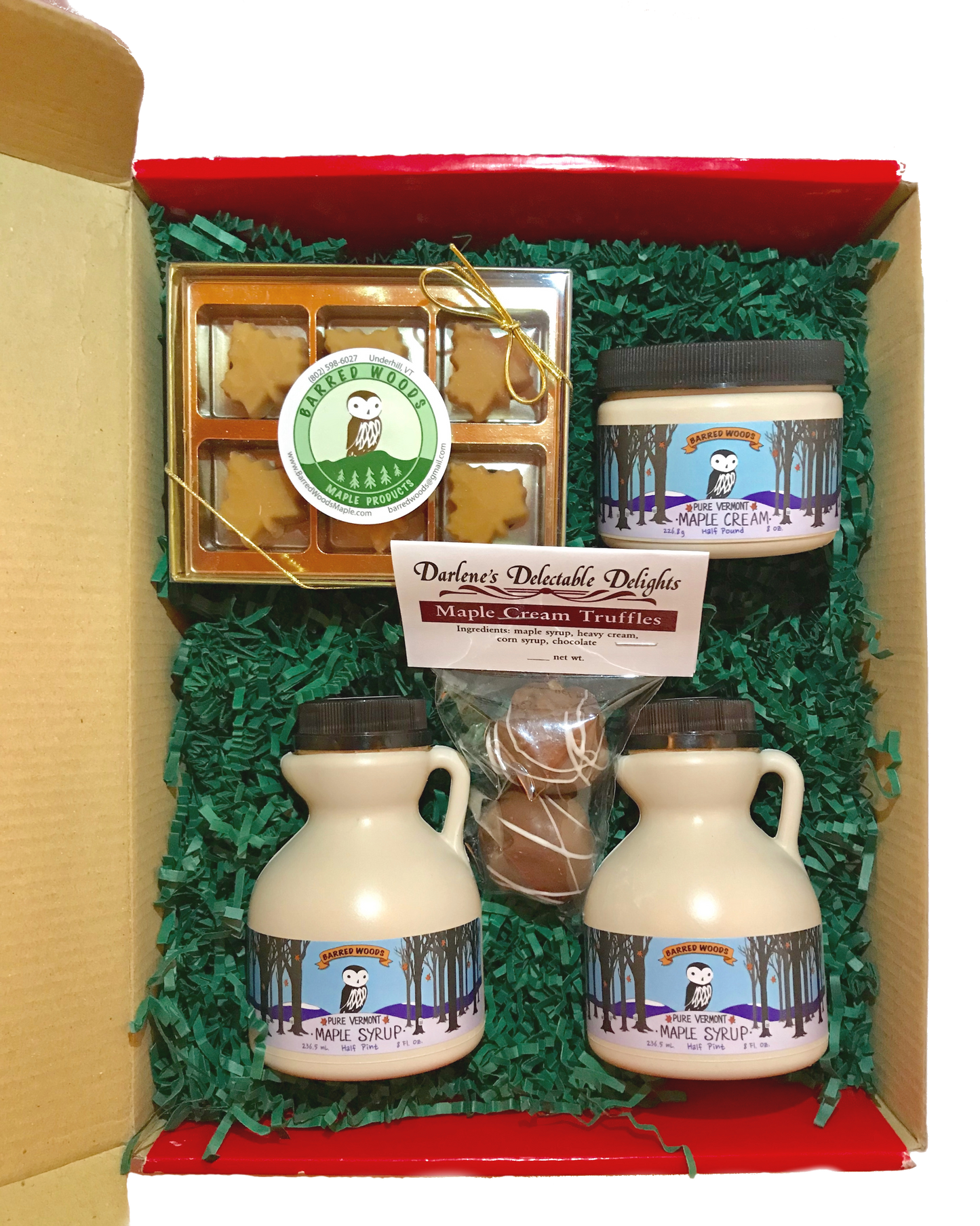 Vermont Maple Sweet Treats Gift Box - Barred Woods Maple