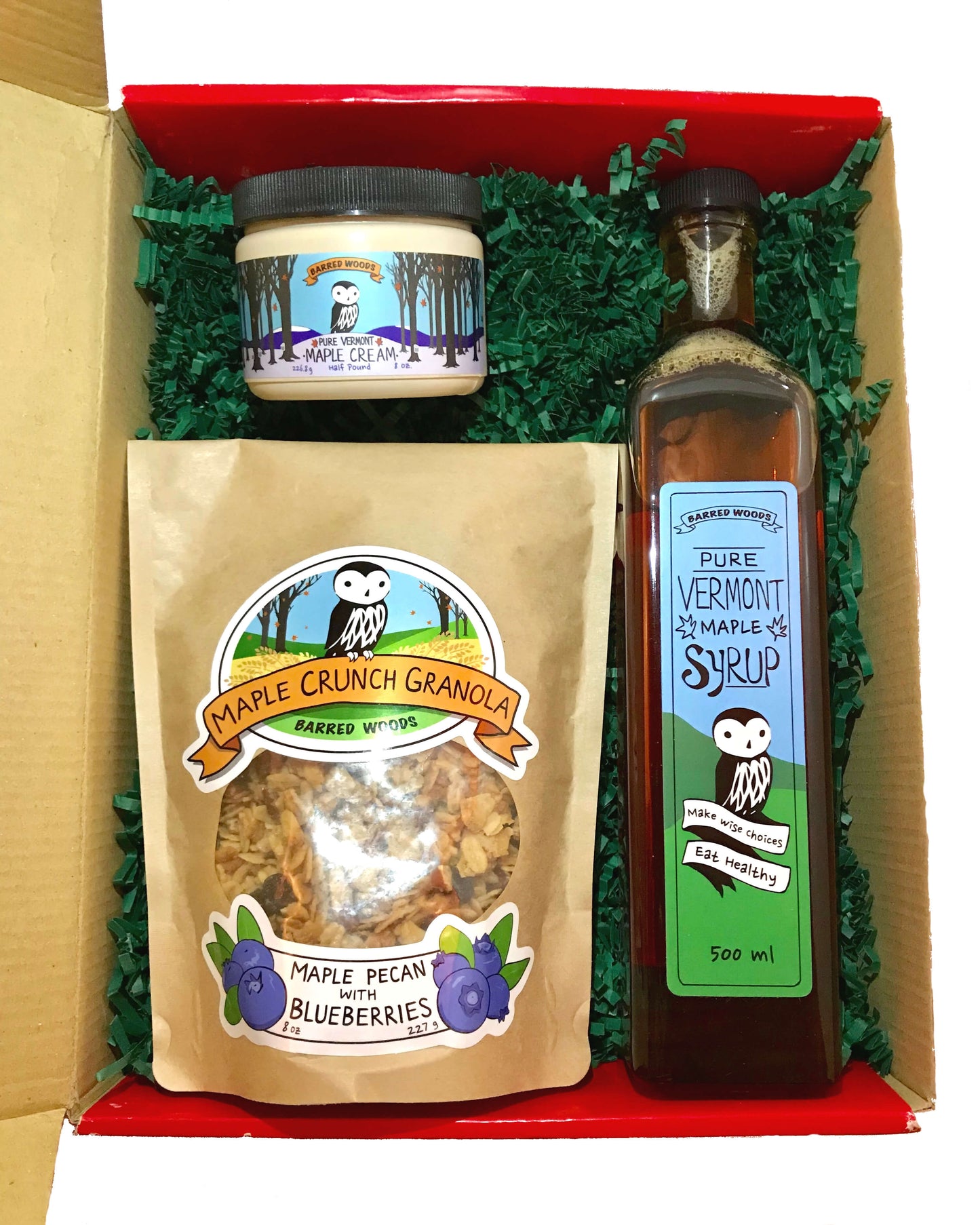 
                  
                    vermont gift box containing maple syrupand vermont maple cream
                  
                